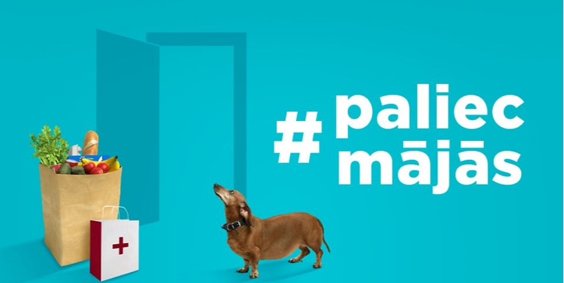 Radīta brīvprātīgo kustība #paliecmājās