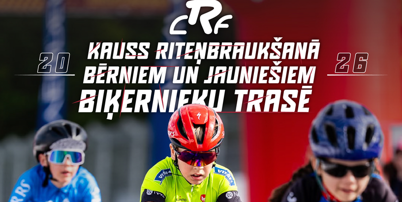 Kauss riteņbraukšanā bērniem un jauniešiem Biķernieku trasē