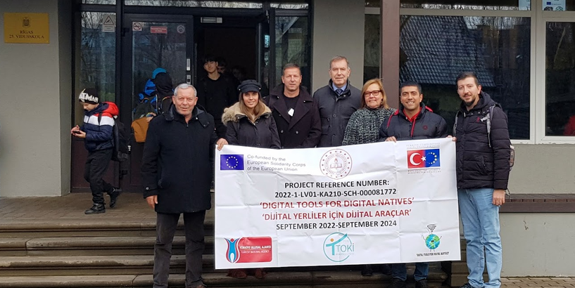 Erasmus+ projekta "Digitālie rīki jaunās tūkstošgades paaudzei" mobilitāte Latvijā 