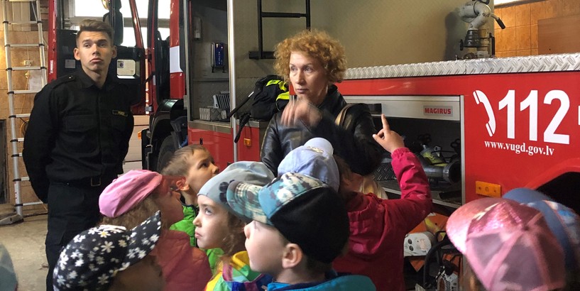 Iepazīstot ugunsdzēsēja profesiju