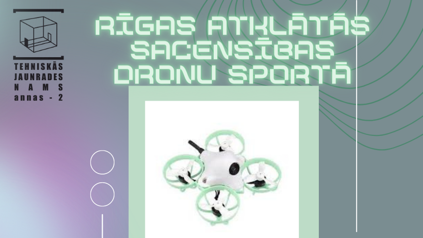 Rīgas atklātās sacensības dronu sportā “Annas kauss” 2. posms