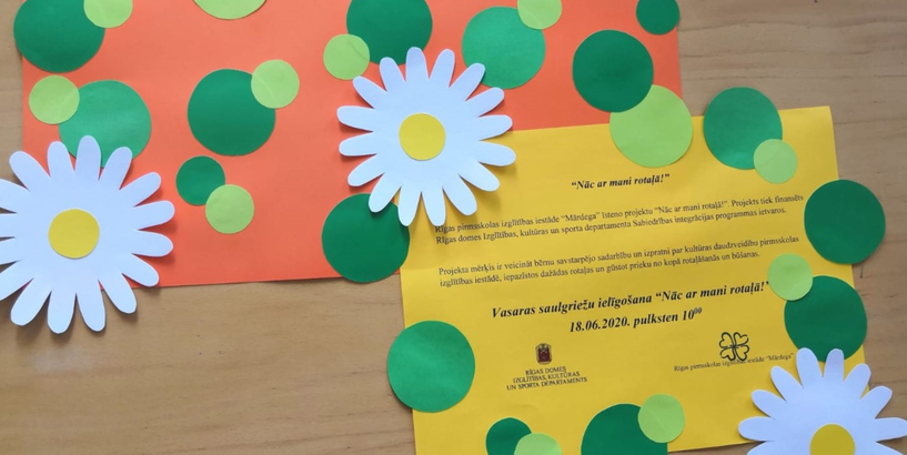 Projekts “Nāc ar mani rotaļā!”