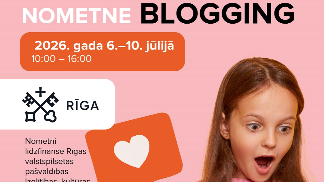 Brīvlaiks ar jēgu un radošumu – blogošanas pasaule angļu valodā vasaras nometnē!