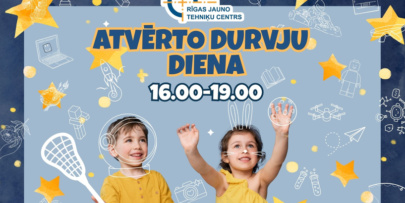 Aicinām uz Atvērto durvju dienām Rīgas Jauno tehniķu centrā
