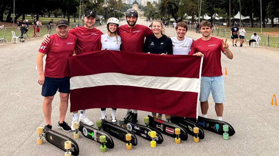 Latviešiem panākumi Pasaules čempionātā skeitbordā Brazīlijā