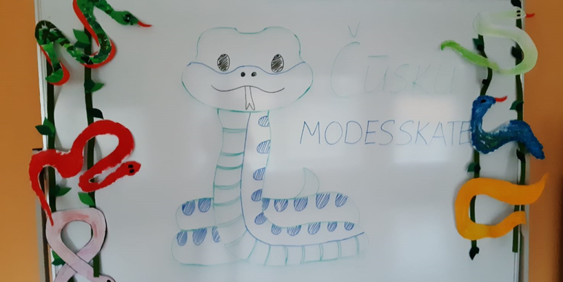 Čūskas, kas raksturo modes skates tēmu