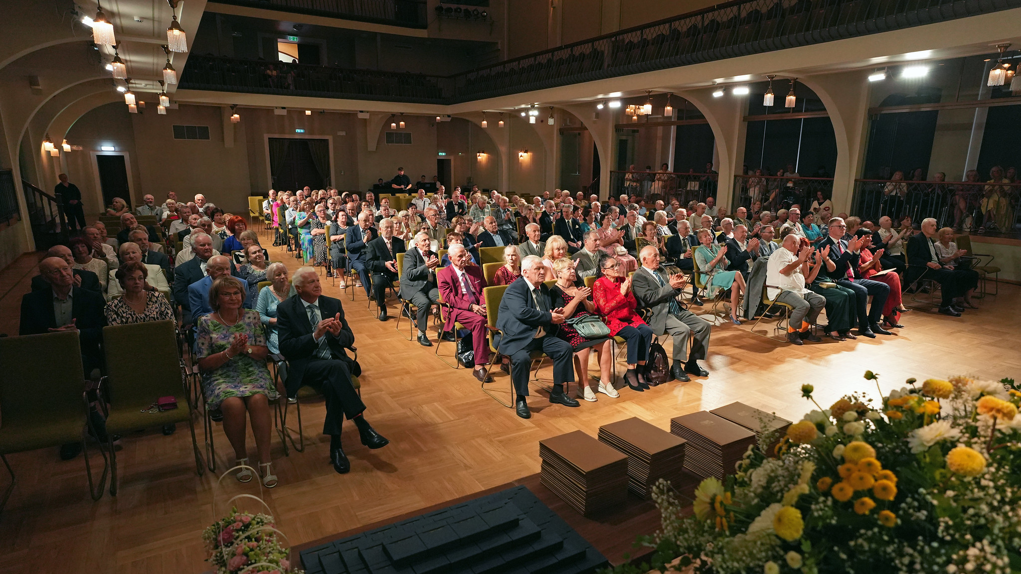 Svinīgais pasākums Kultūras pilī Ziemeļblāzma