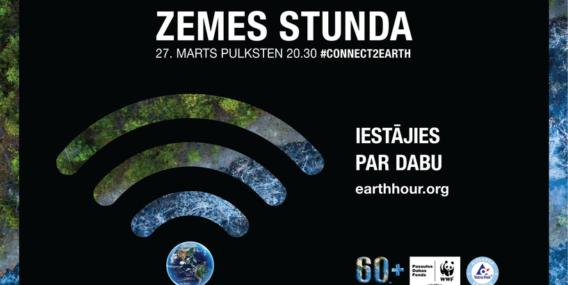 Aicinām atbalstīt akciju  "Zemes stunda"