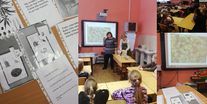 Skolēni iepazīst mājražotāja darba ikdienu