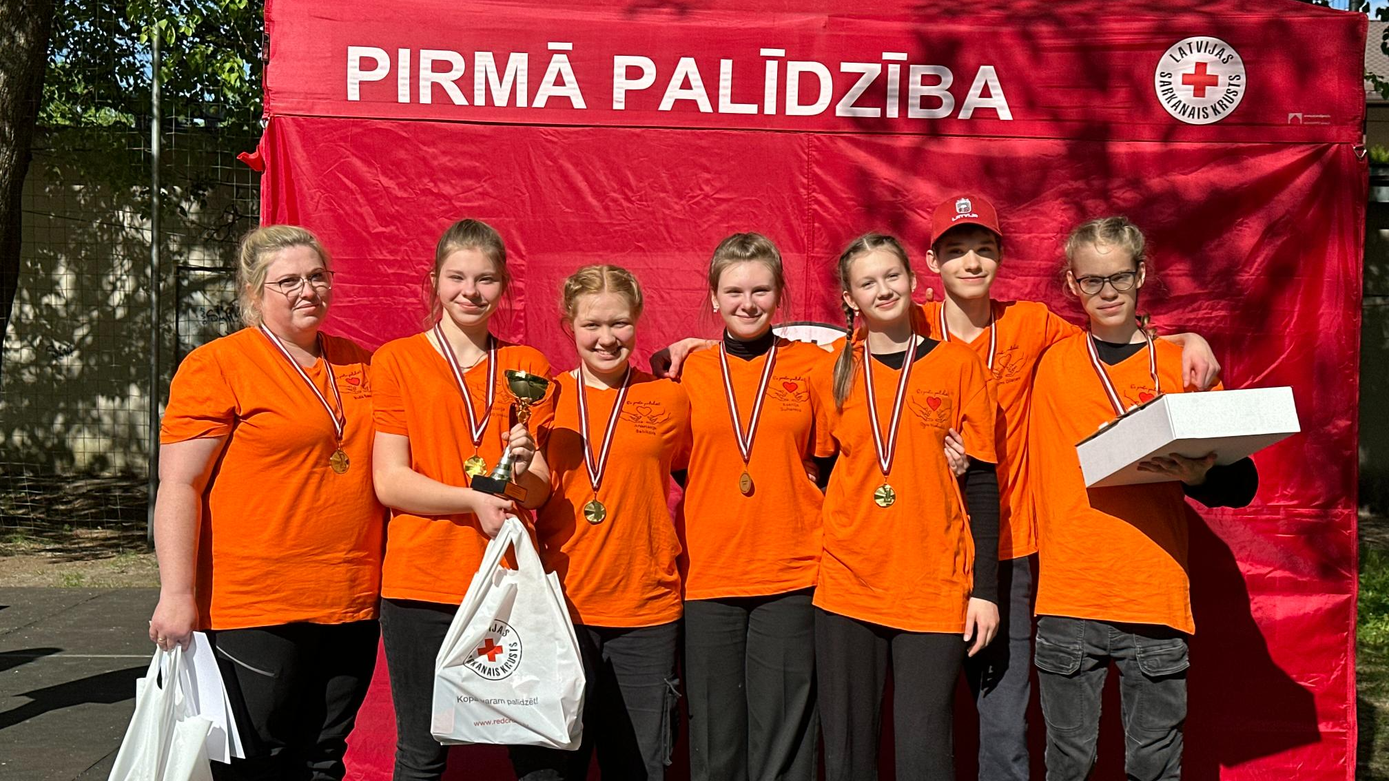 Rīgas skolu jauniešu pirmās palīdzības sniegšanas sacensības 