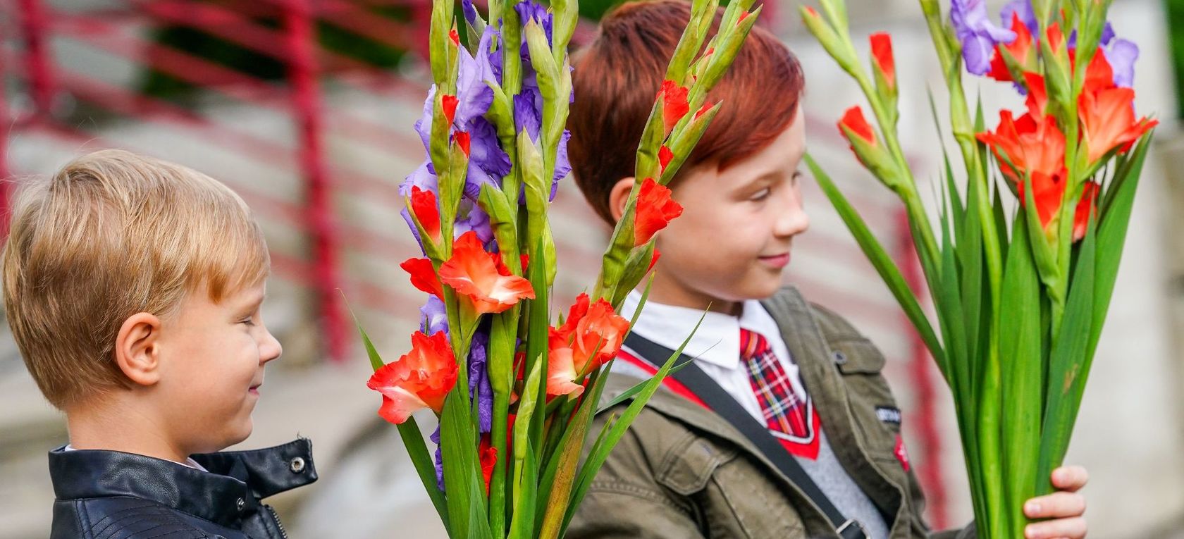 Rīgas domes priekšsēdētājs Vilnis Ķirsis 1. septembrī viesojās Rīgas Hanzas vidusskolā